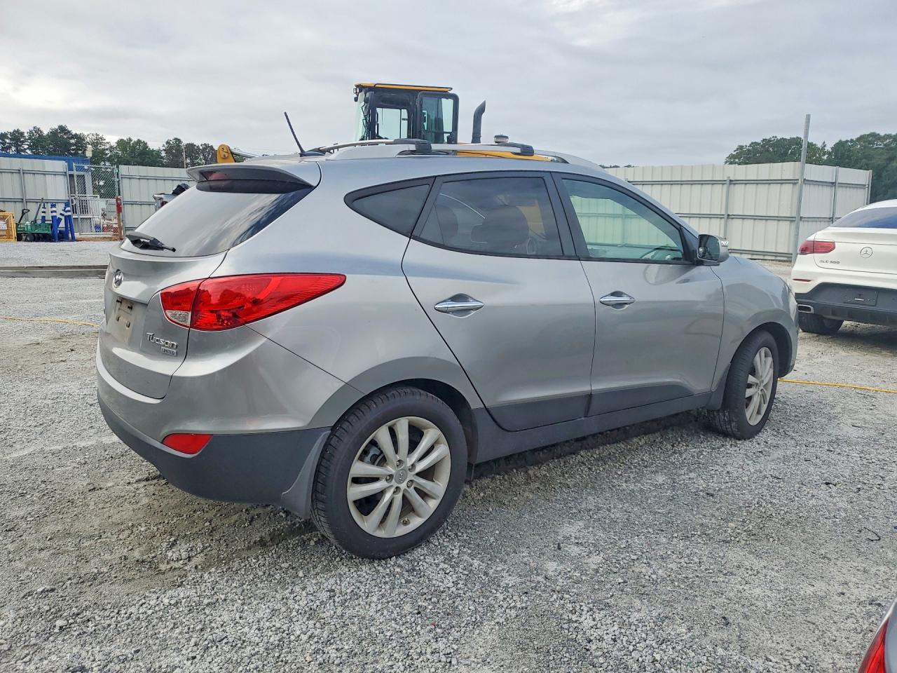 2012 Hyundai Tucson Limited Silver vin: KM8JU3ACXCU390116