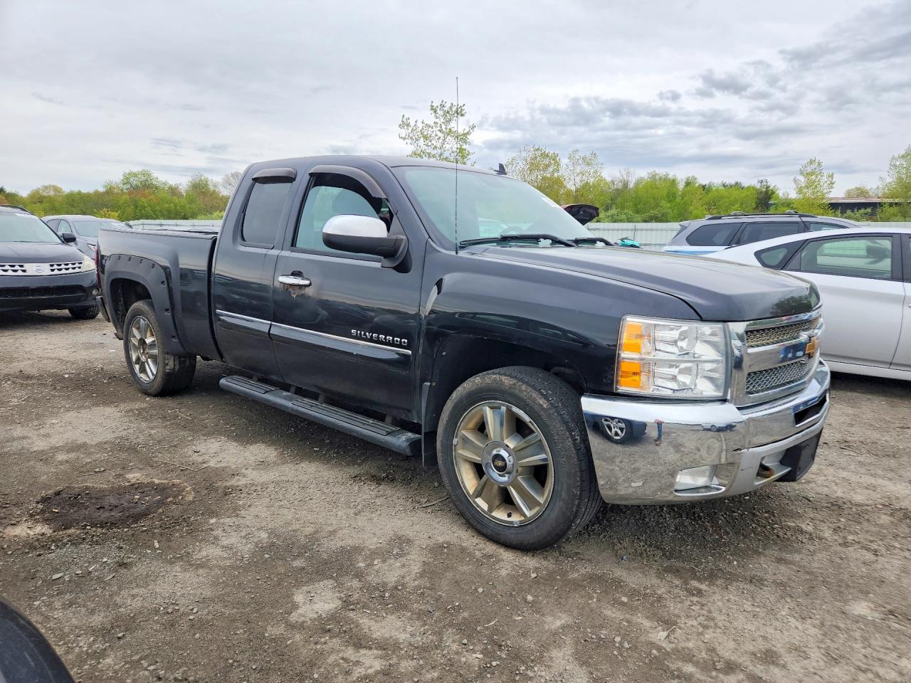 2012 Chevrolet Silverado K1500 Lt Black vin: 1GCRKSE71CZ232514