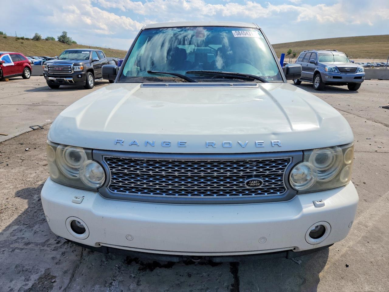 2009 Land Rover Range Rover Supercharged White vin: SALMF13469A304762