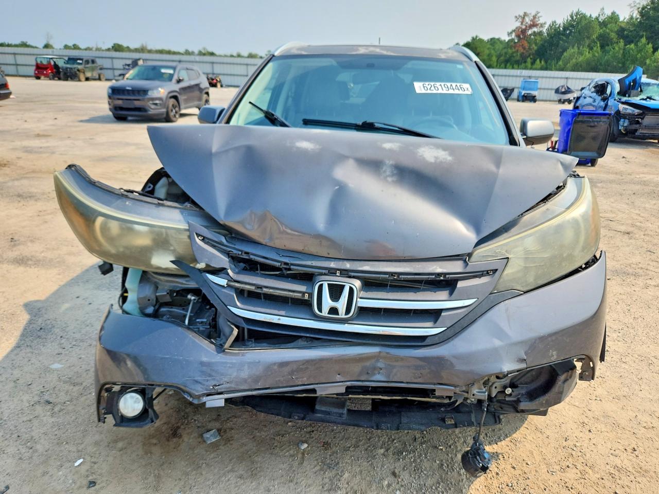 2013 Honda Cr-v Exl Gray vin: 2HKRM3H70DH520657