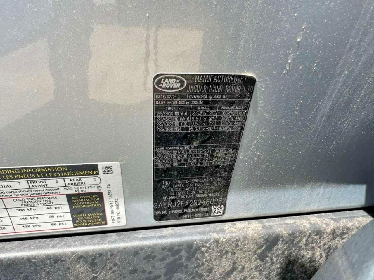 2022 Land Rover Discovery S Silver vin: SALRJ2EX2N2460352