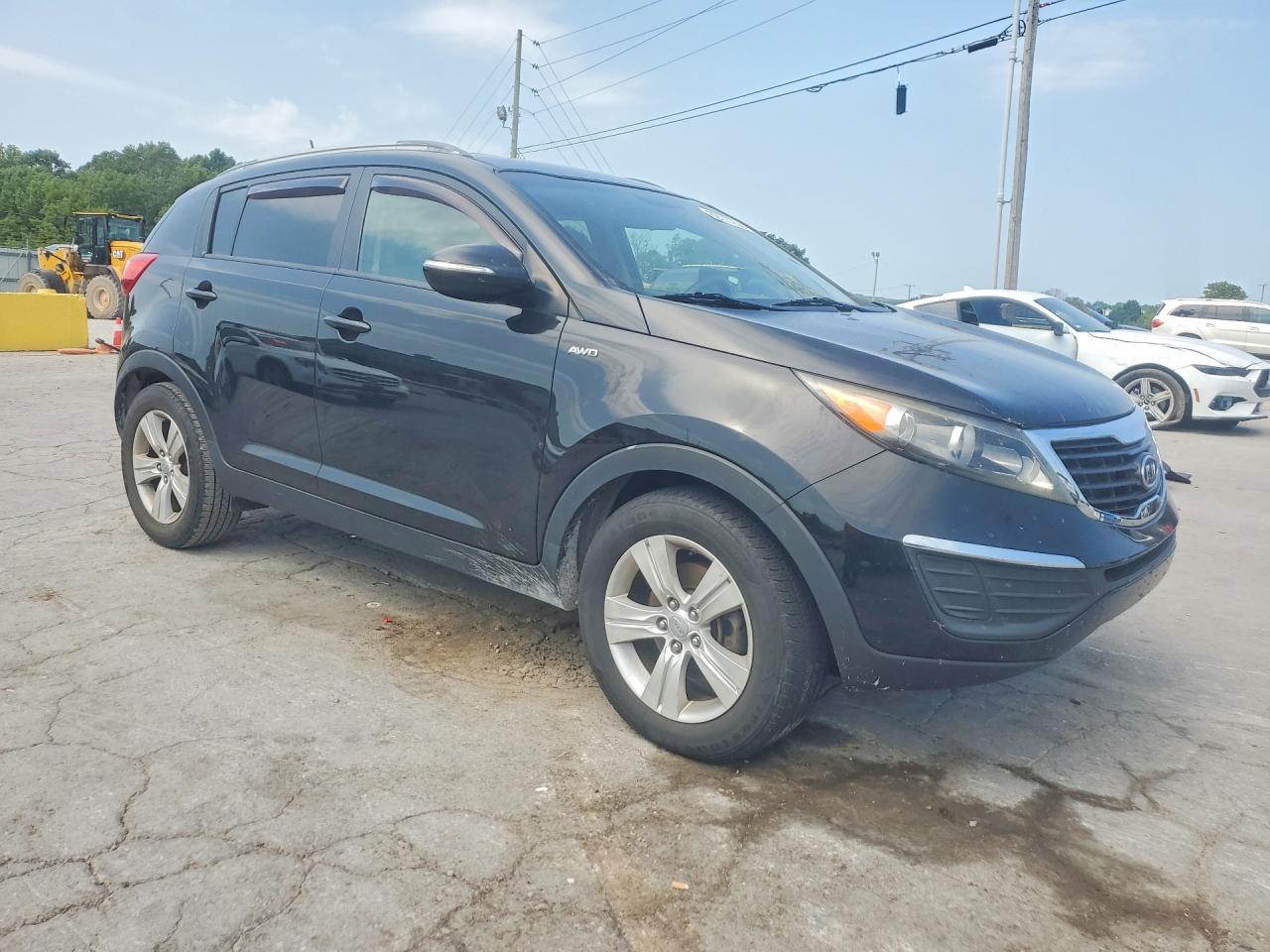 2011 Kia Sportage Lx Black vin: KNDPBCA22B7077764