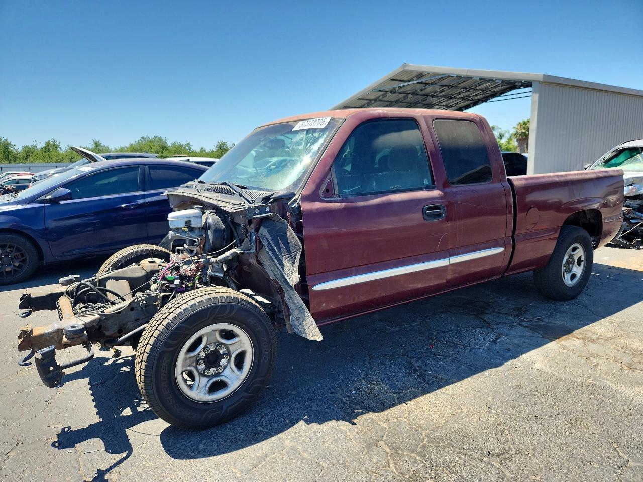 2004 Gmc New Sierra C1500 Burgundy vin: 1GTEC19V04Z180955