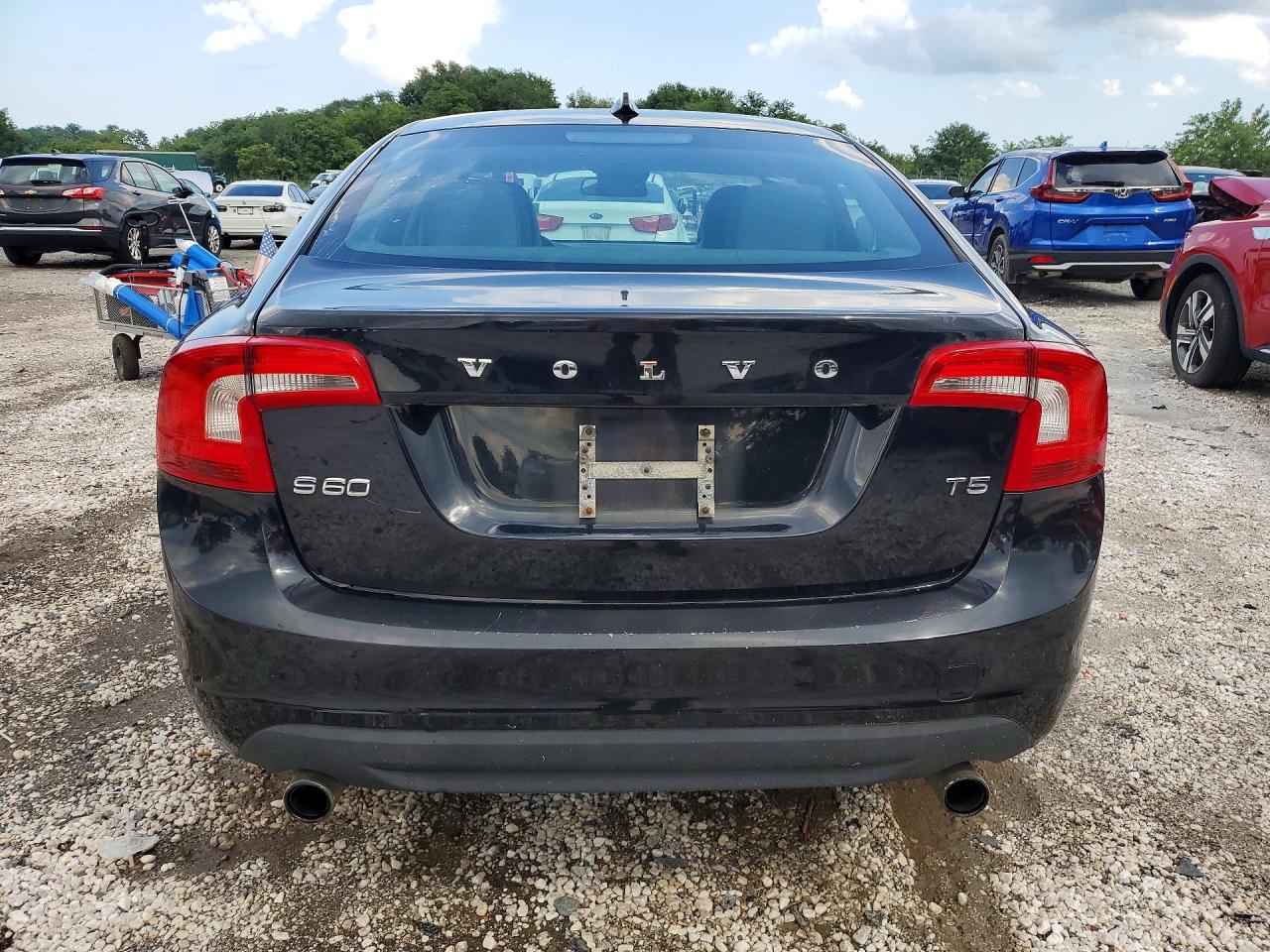 2012 Volvo S60 T5 Черный vin: YV1622FS0C2044060