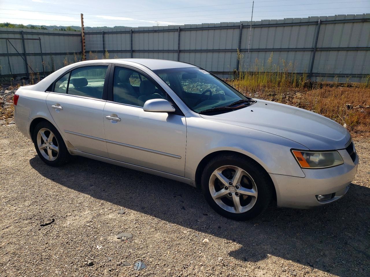2007 Hyundai Sonata Se Silver vin: 5NPEU46FX7H206338