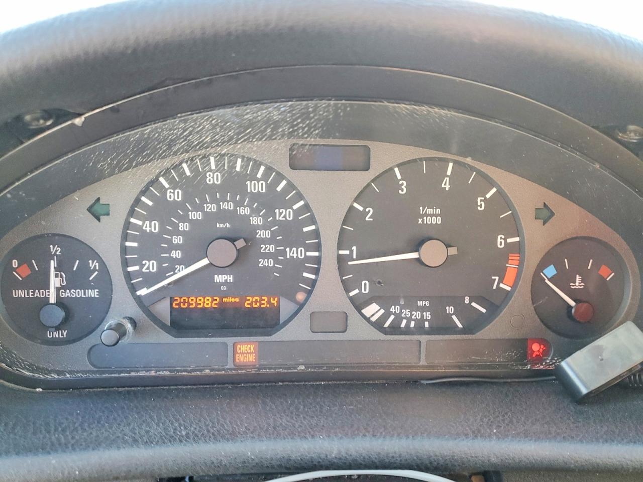 1996 Bmw 328 Ic Red vin: WBABK7320TET61953