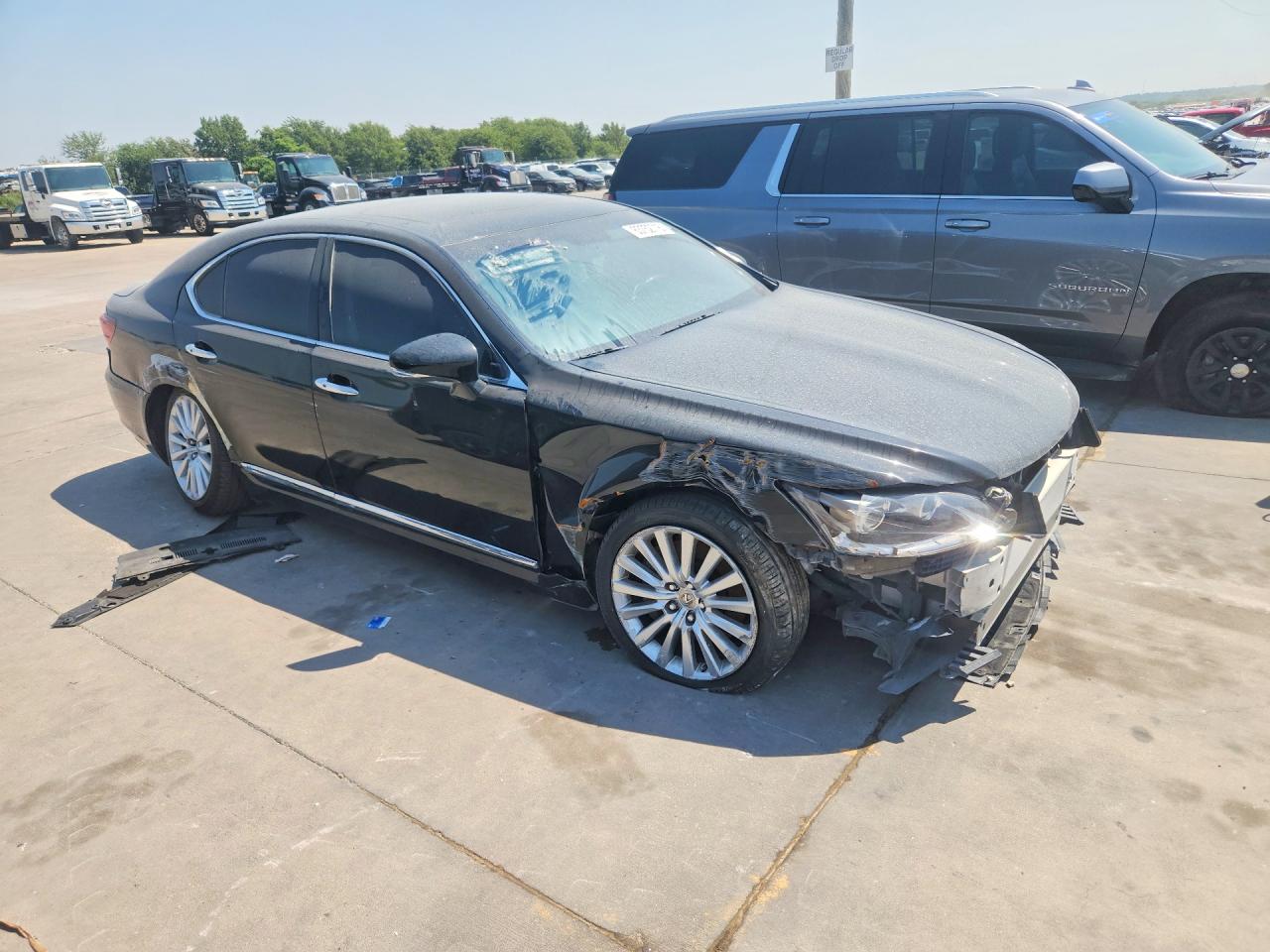 2013 Lexus Ls 460 Base Black vin: JTHCL5EF6D5018511