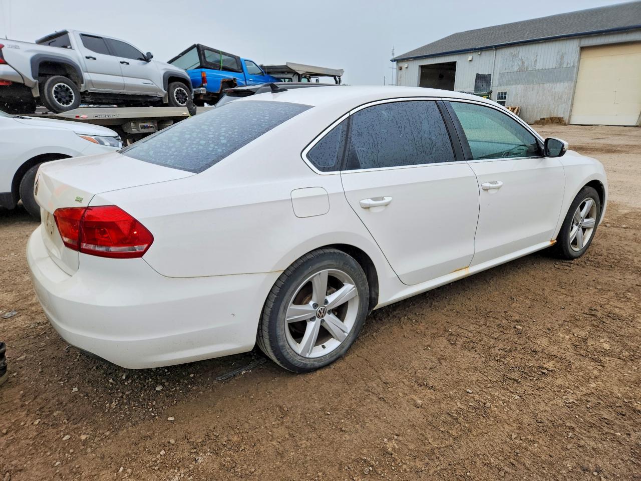 2013 Volkswagen Passat Se Белый vin: 1VWBH7A37DC004759
