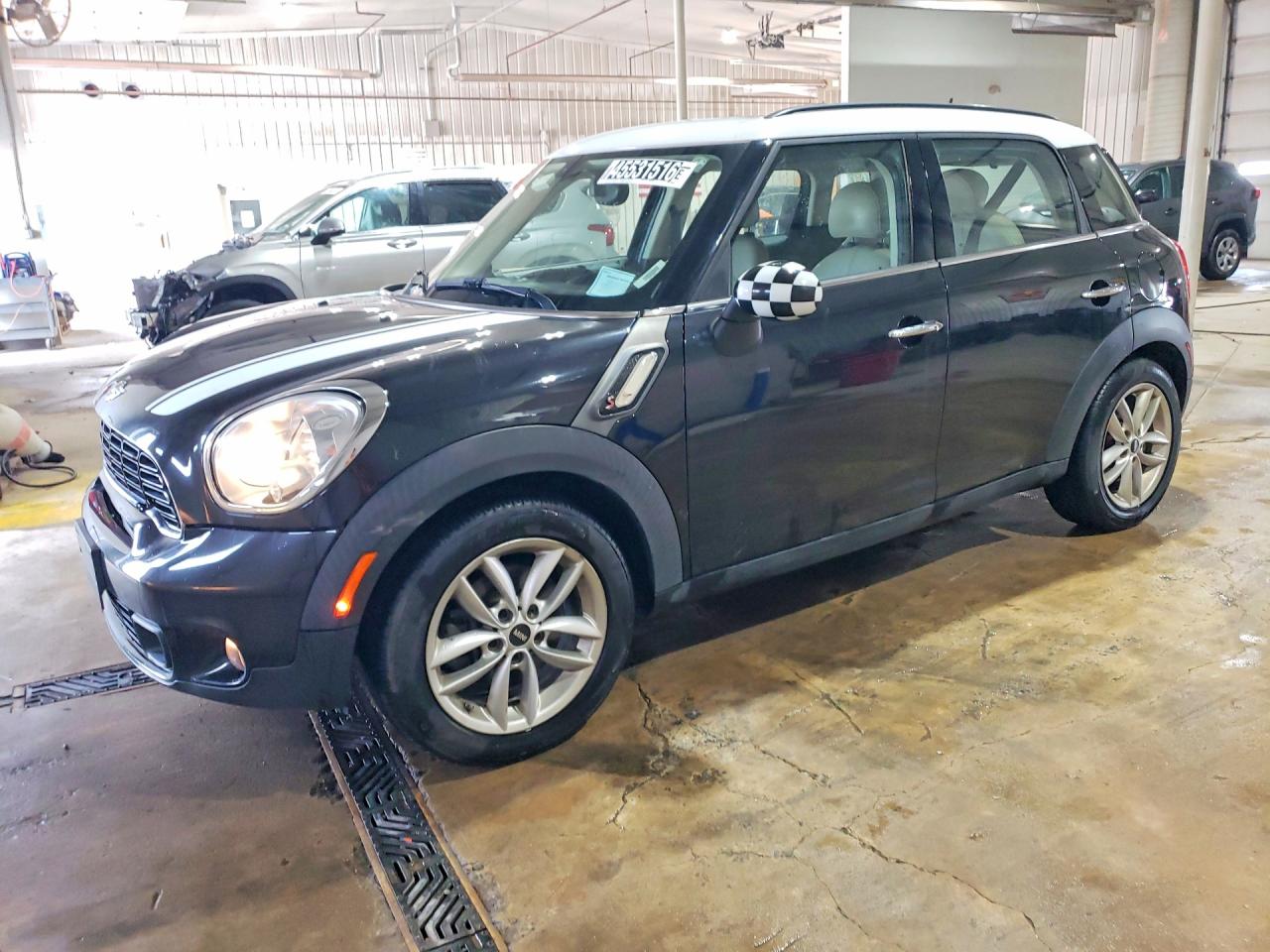 2014 Mini Cooper S Countryman Черный vin: WMWZC5C5XEWP39686