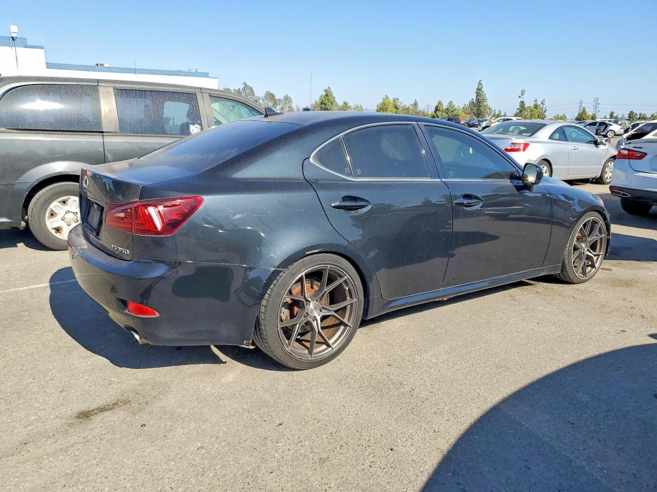 2008 Lexus Is 350 Black vin: JTHBE262185020768