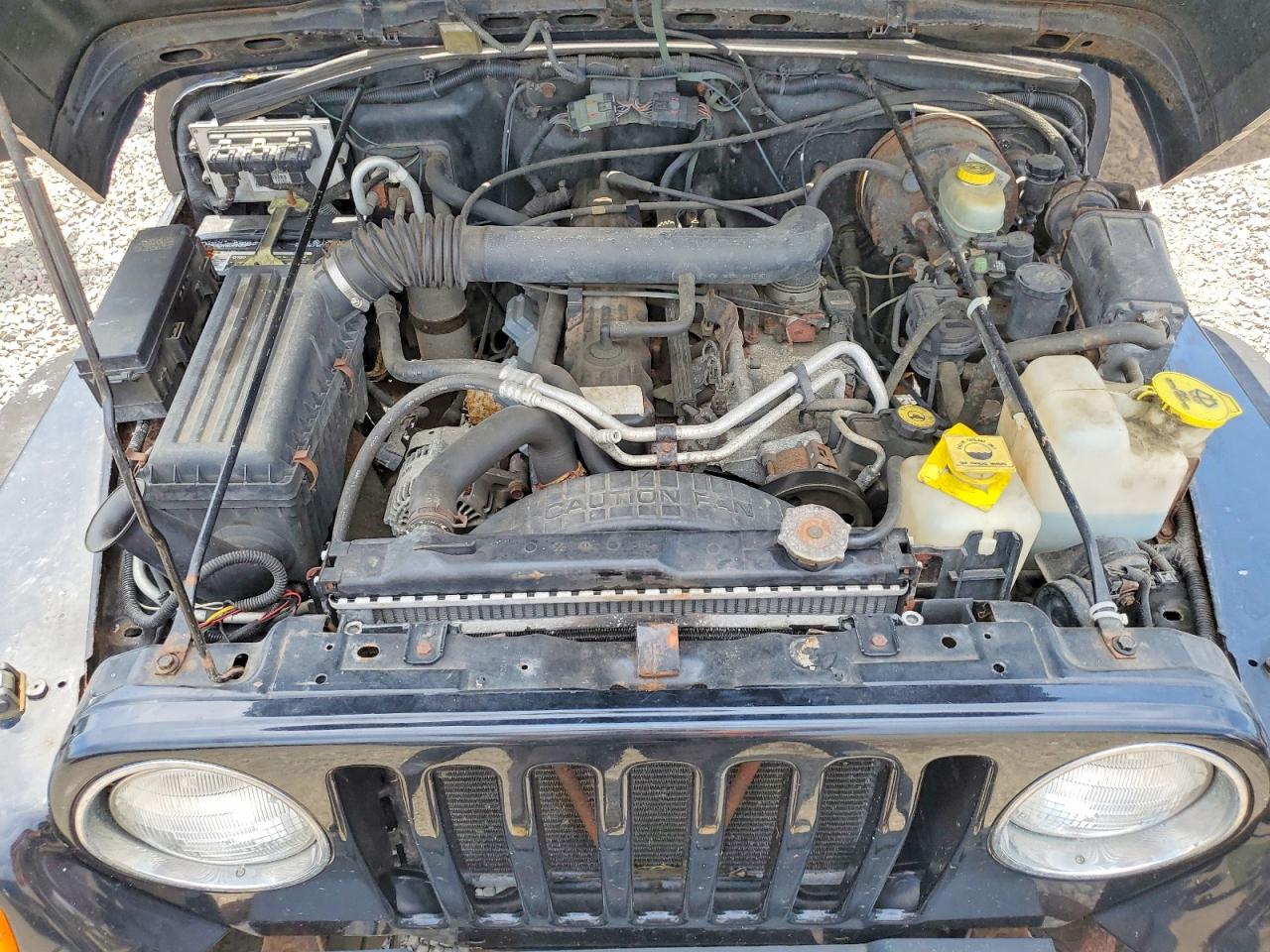 2001 Jeep Wrangler / Tj Sport Black vin: 1J4FA49S01P304774