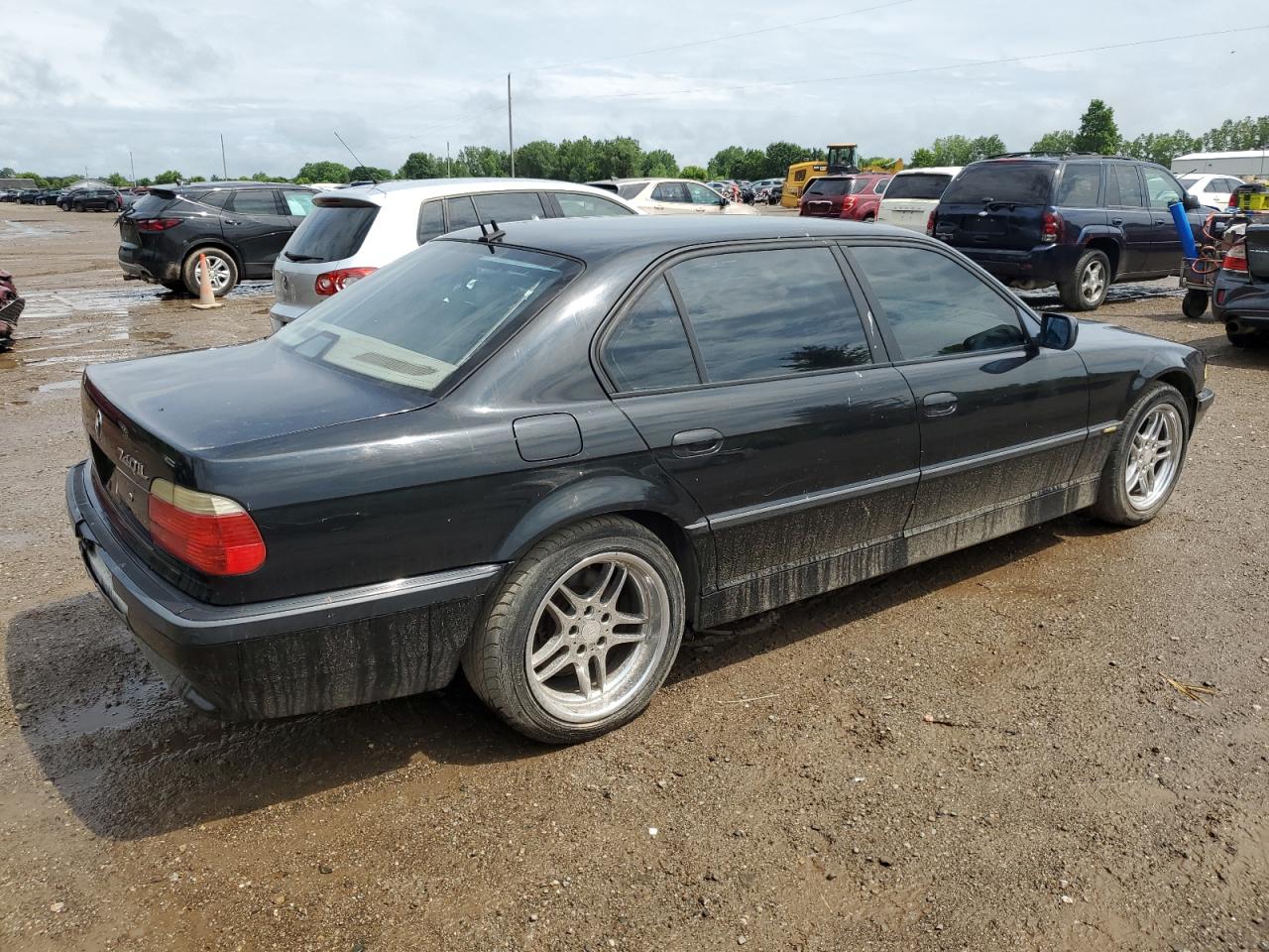 2001 Bmw 740 Il Black vin: WBAGH83401DP18434