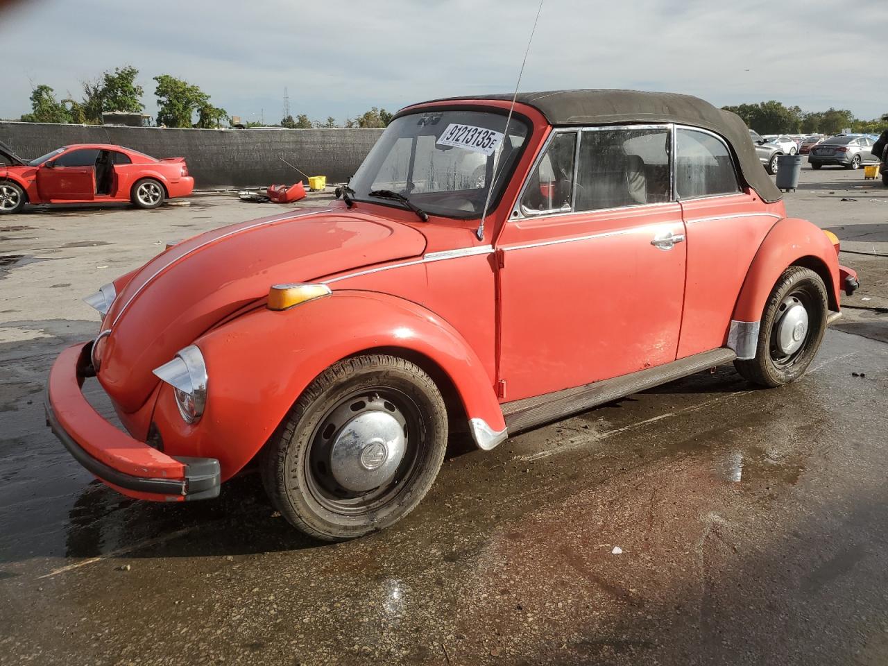1975 Volkswagen Beatle Orange vin: 1552010446