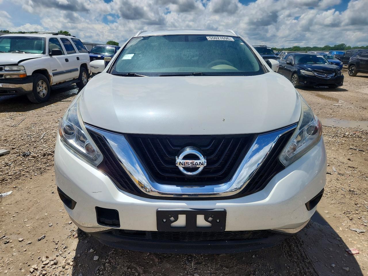 2015 Nissan Murano Platinum White vin: 5N1AZ2MH8FN271806