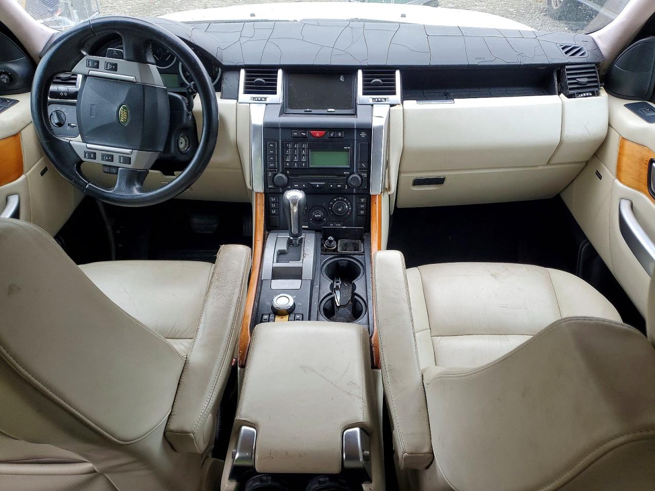 2009 Land Rover Range Rover Sport Hse White vin: SALSK25409A196547