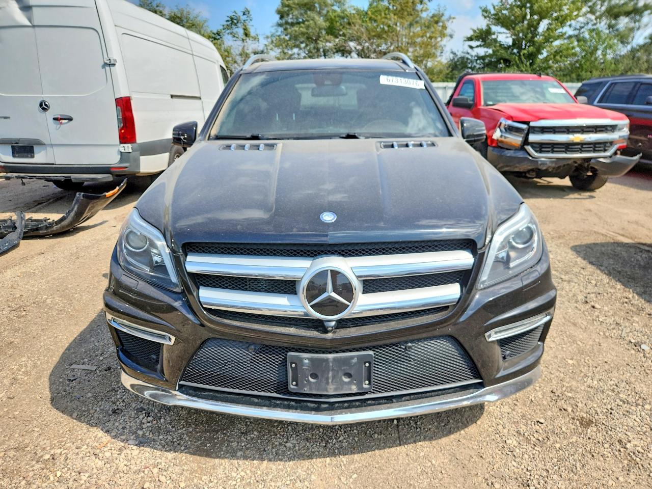 2014 Mercedes-benz Gl 550 4matic Черный vin: 4JGDF7DEXEA387569