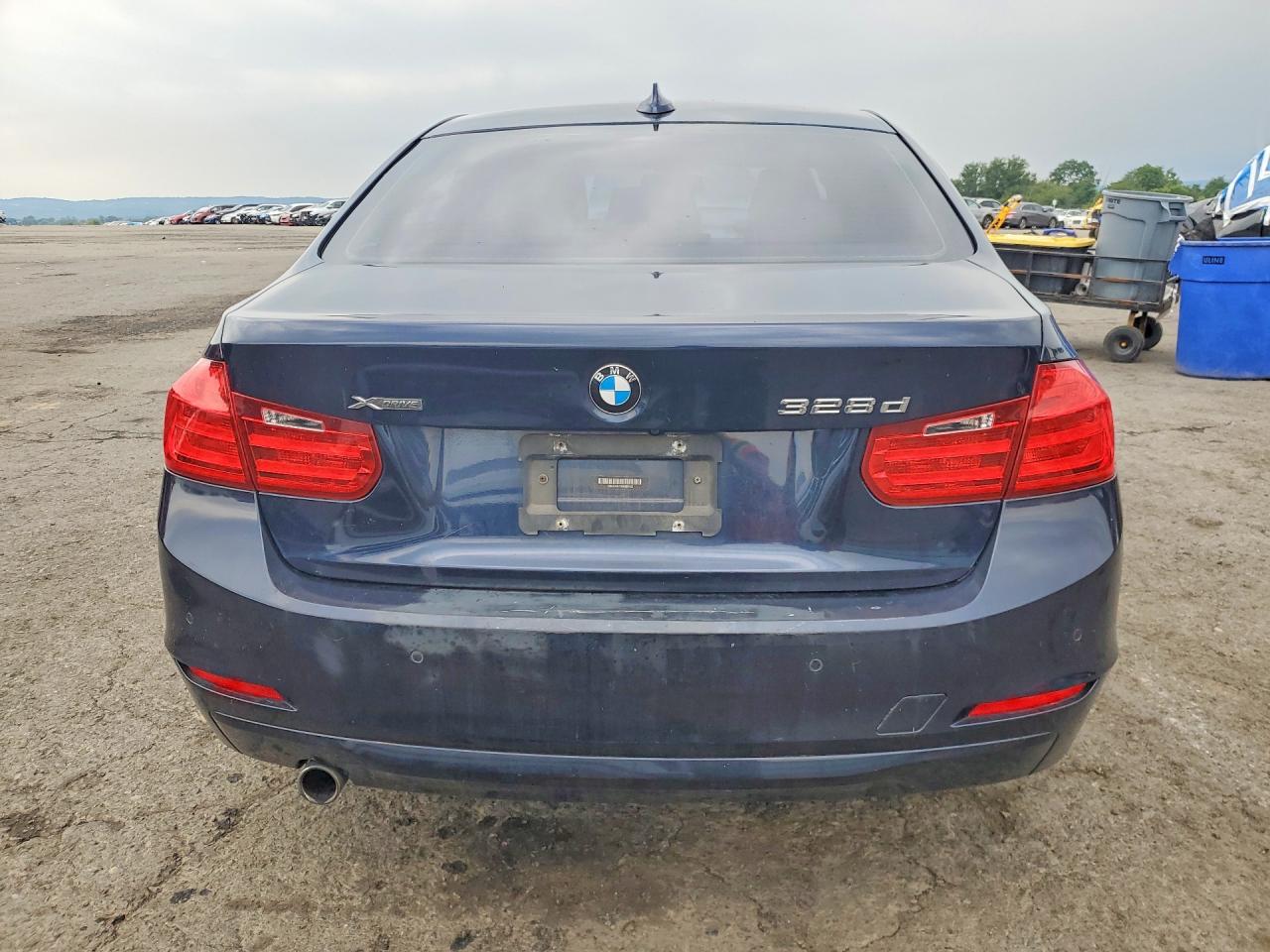 2014 Bmw 328 D Xdrive Blue vin: WBA3D5C59EKX99162