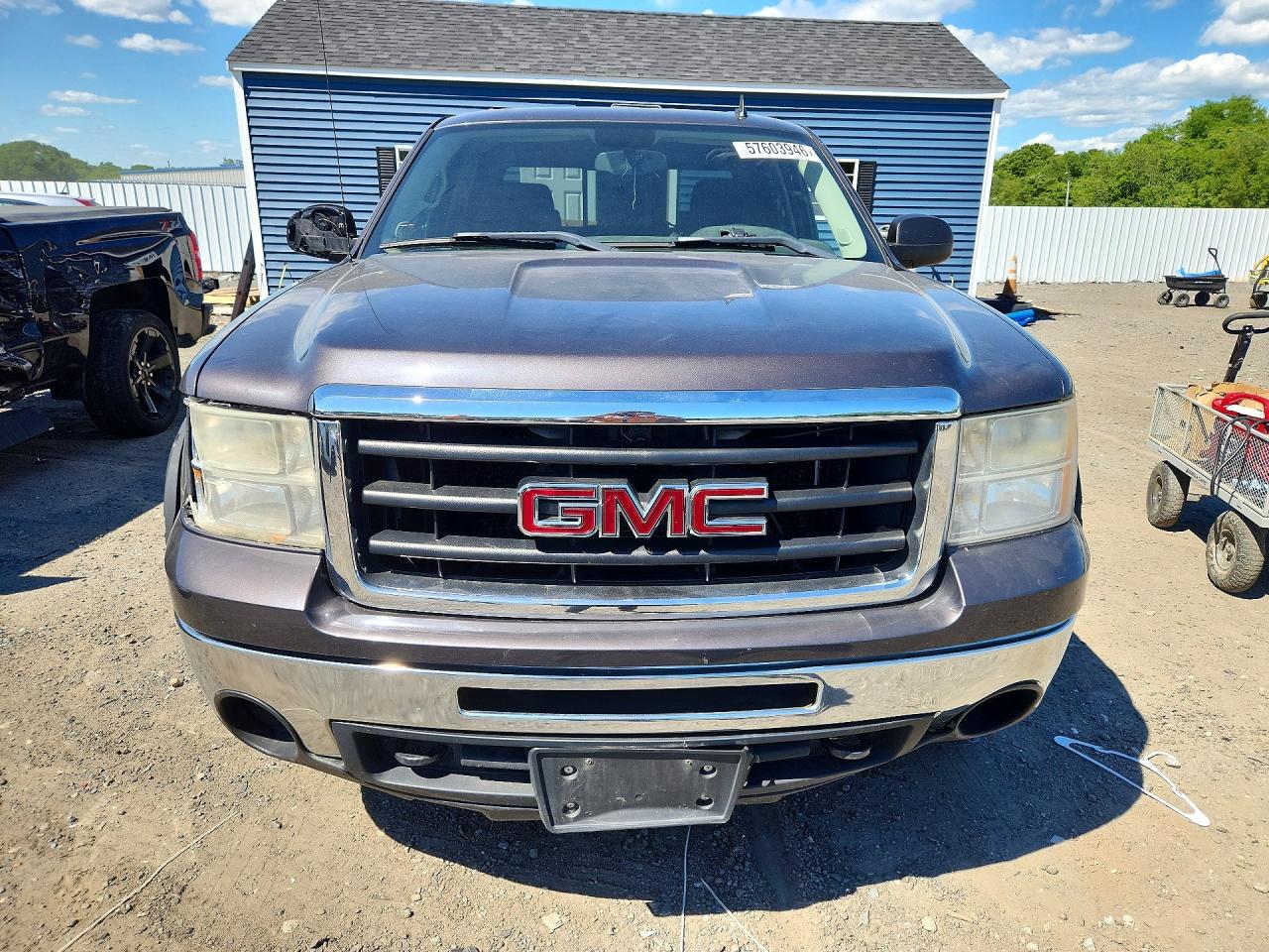 2010 Gmc Sierra K1500 Sle Серый vin: 3GTRKVE39AG137324