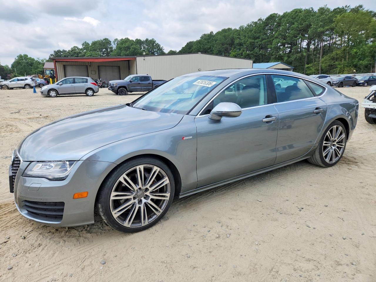 2012 Audi A7 Prestige Silver vin: WAUSGAFC8CN002241