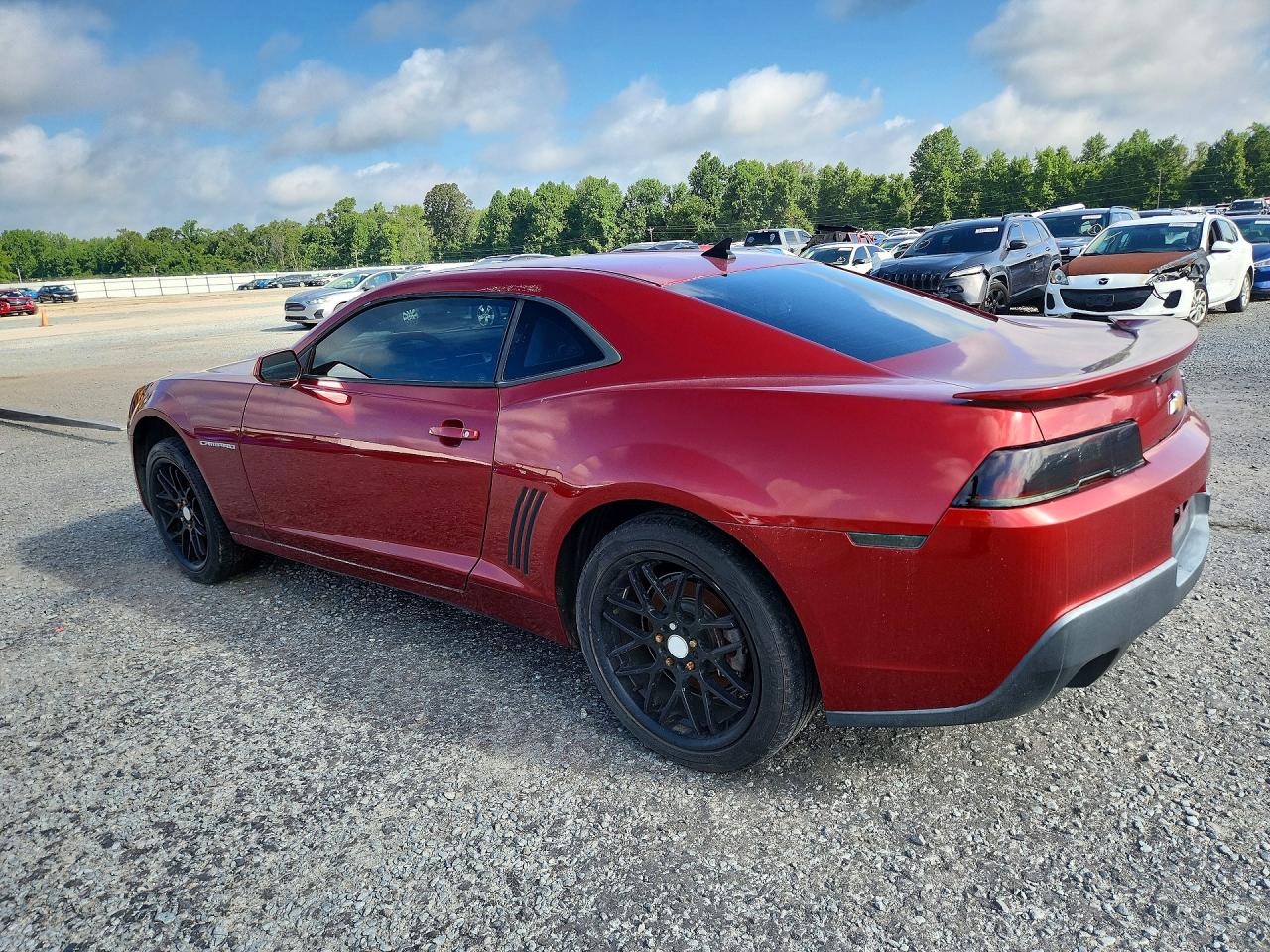 2014 Chevrolet Camaro Ls Red vin: 2G1FE1E32E9207063