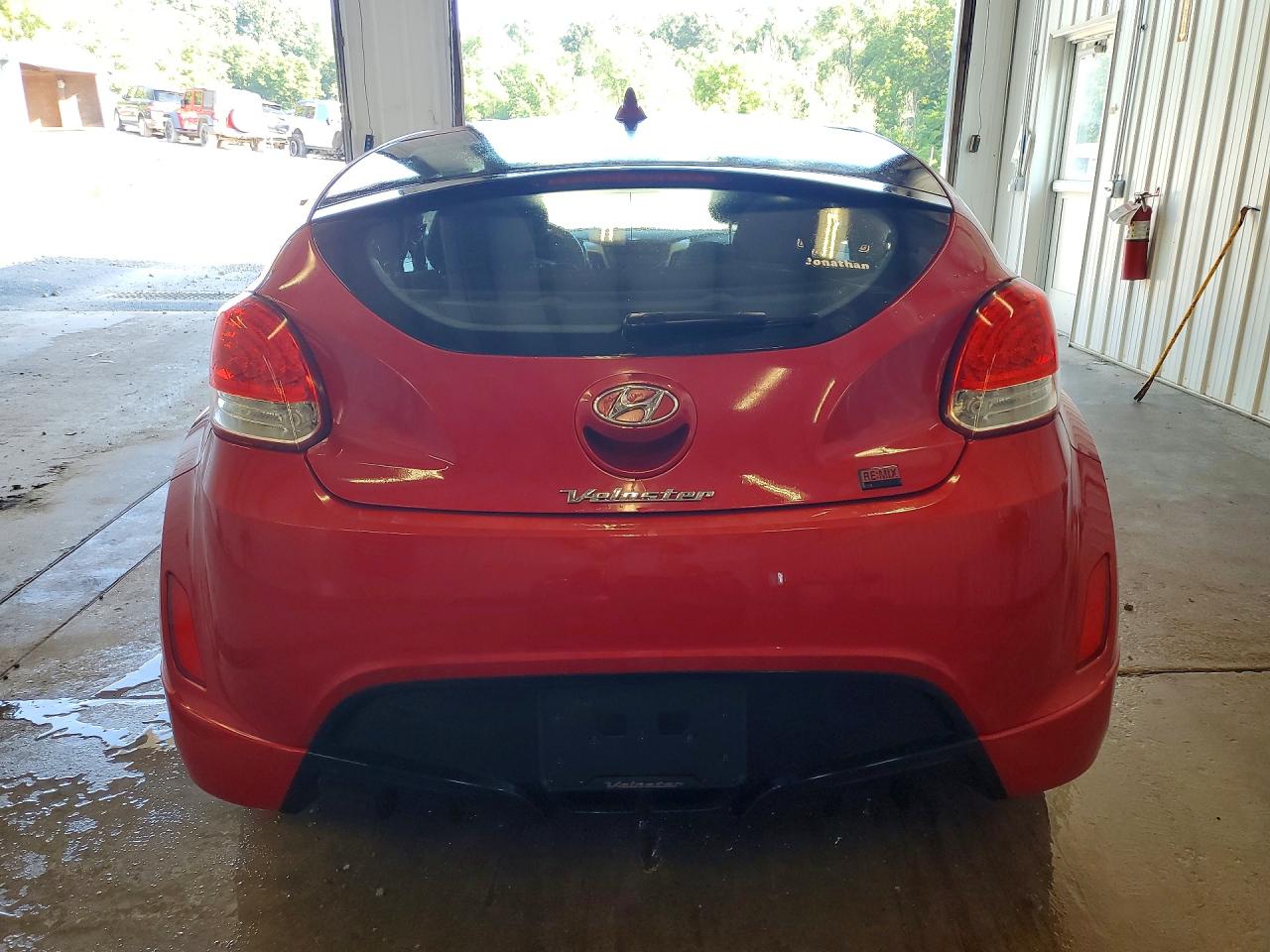 2013 Hyundai Veloster Re Mix Red vin: KMHTC6AD5DU141455