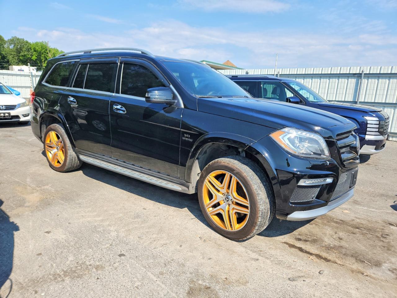 2015 Mercedes-benz Gl 63 Amg Black vin: 4JGDF7EE1FA489228