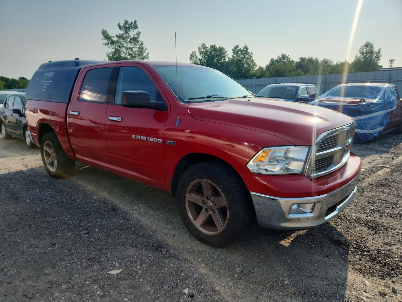 2012 Dodge Ram 1500 Slt Red vin: 1C6RD7LT9CS184283