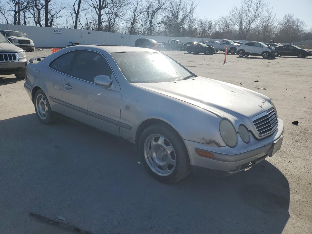 1998 Mercedes-benz Clk 320 Silver vin: WDBLJ65G3WF024431