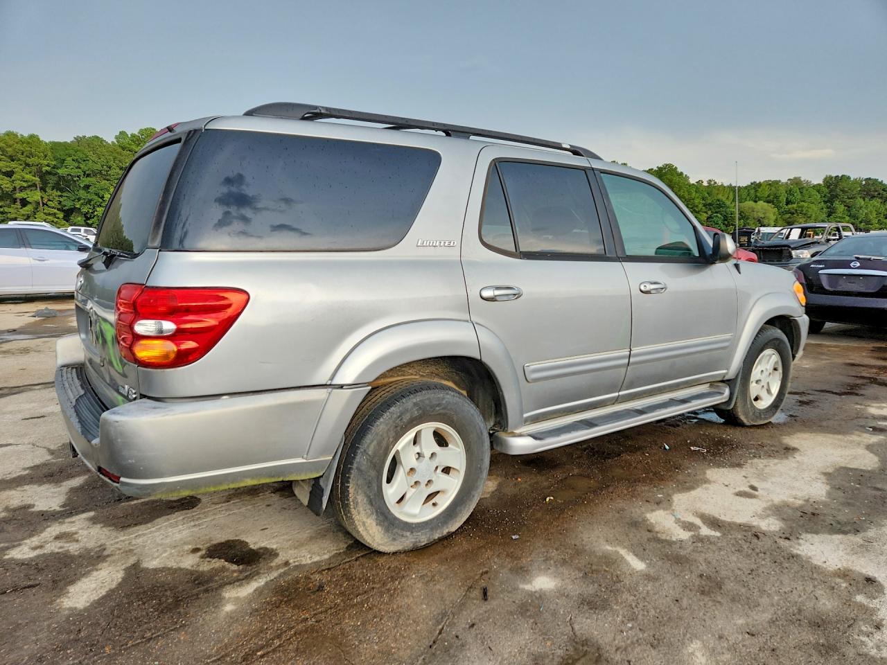 2002 Toyota Sequoia Limited Gray vin: 5TDZT38A02S137078