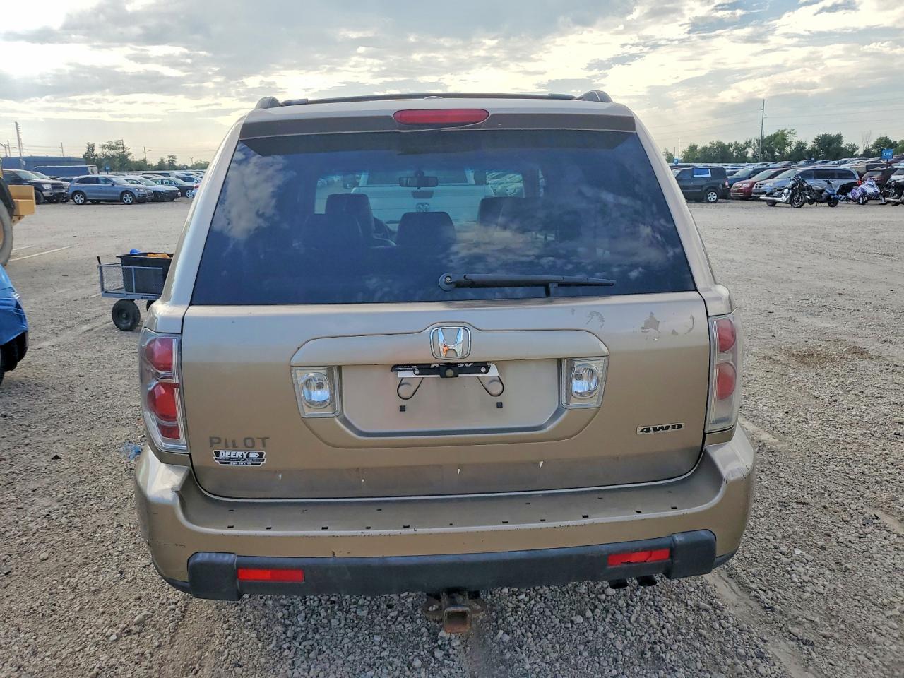 2007 Honda Pilot Exl Gold vin: 5FNYF18547B010064