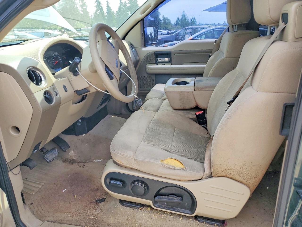 2005 Ford F150 Green vin: 1FTPX14565NB02807