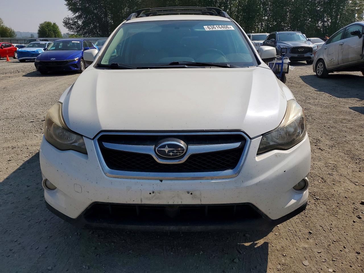 2014 Subaru Xv Crosstrek 2.0 Premium White vin: JF2GPACC4EG346980