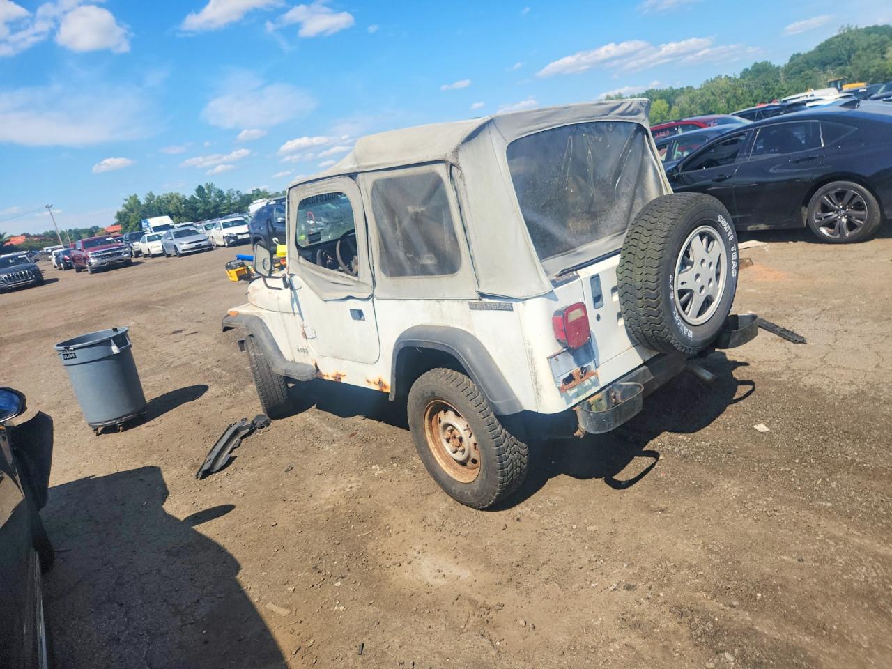 1987 Jeep Wrangler Белый vin: 2BCHV81S7HB542680