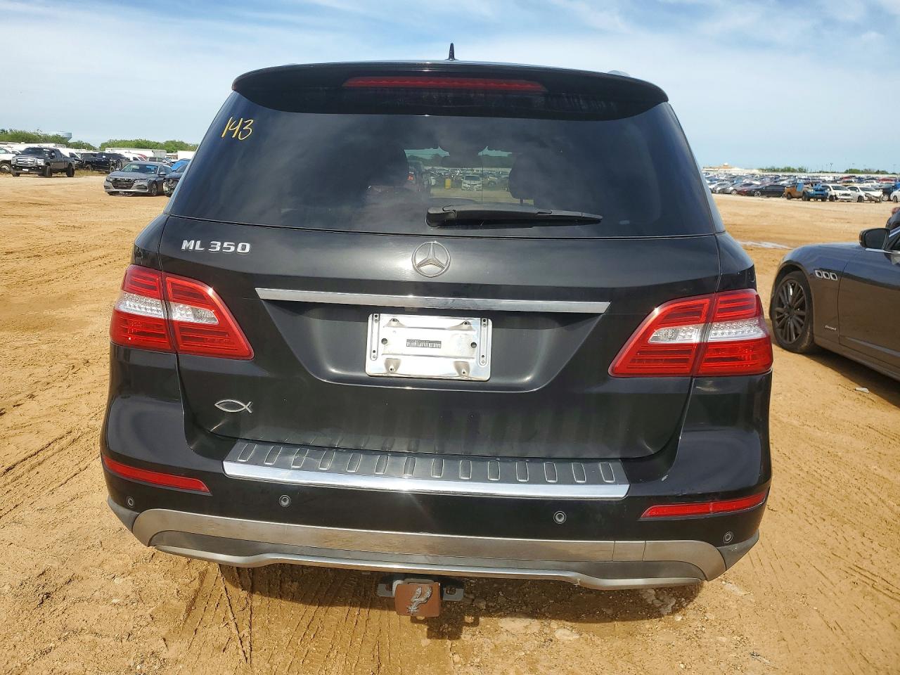 2013 Mercedes-benz Ml 350 Черный vin: 4JGDA5JB6DA162156