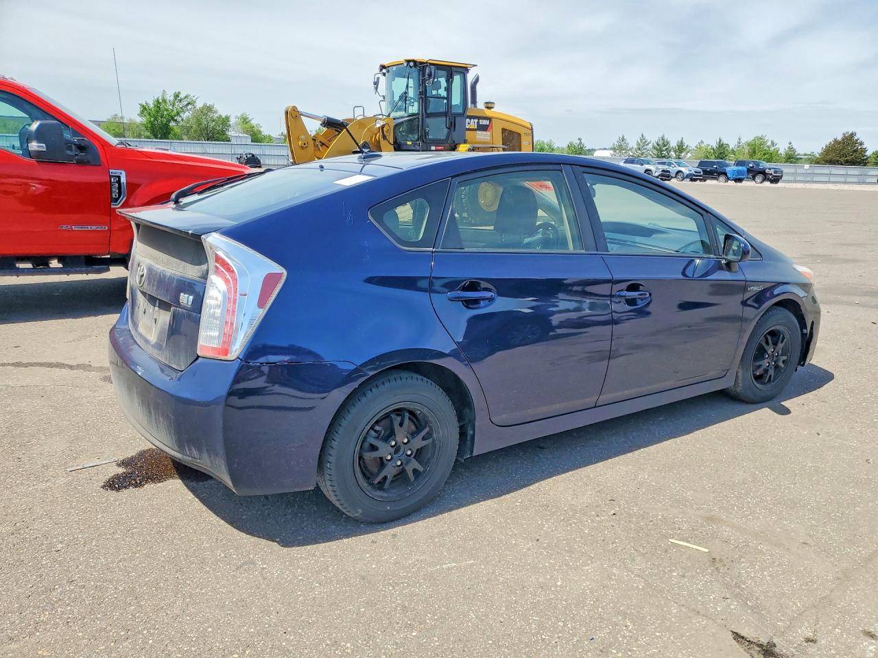 2014 Toyota Prius Three Синий vin: JTDKN3DU4E0365121