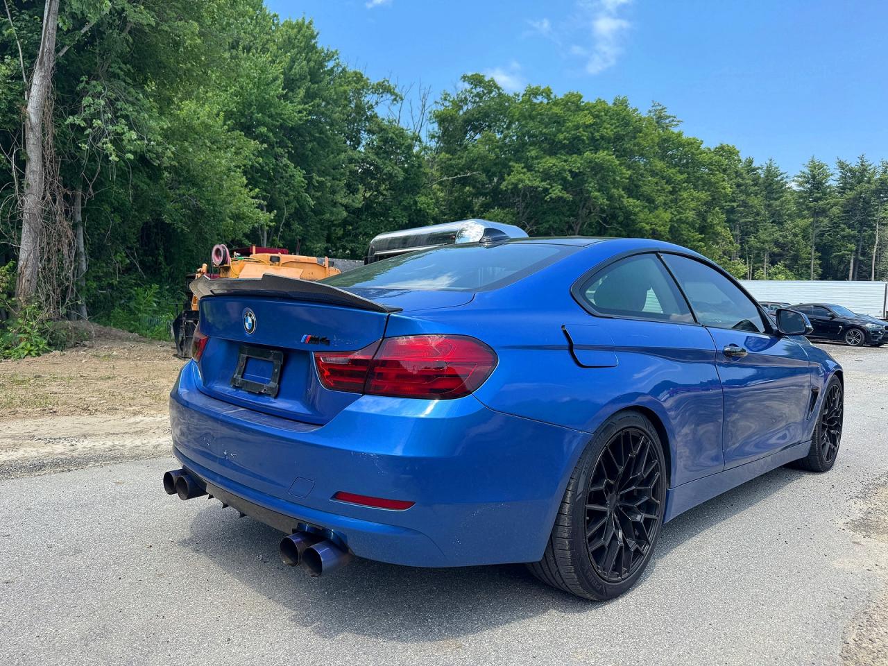 2014 Bmw 428 I Blue vin: WBA3N3C56EF712084