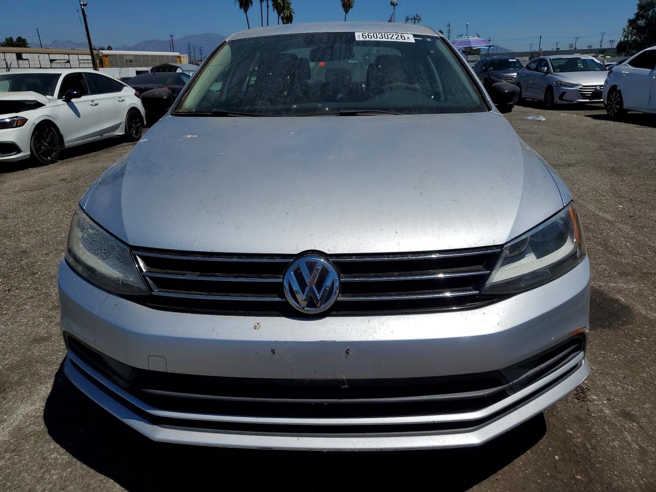 2015 Volkswagen Jetta Se Silver vin: 3VWD17AJ4FM335070