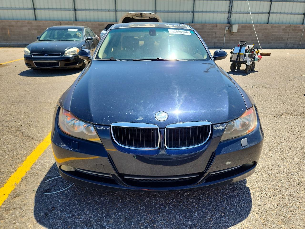 2008 Bmw 328 I Blue vin: WBAVA33538KX87714