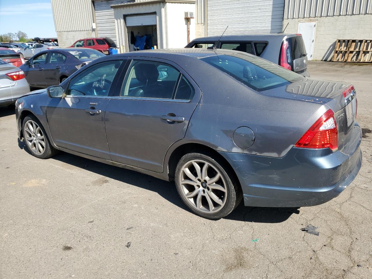2012 Ford Fusion Sel Серый vin: 3FAHP0JG9CR398362