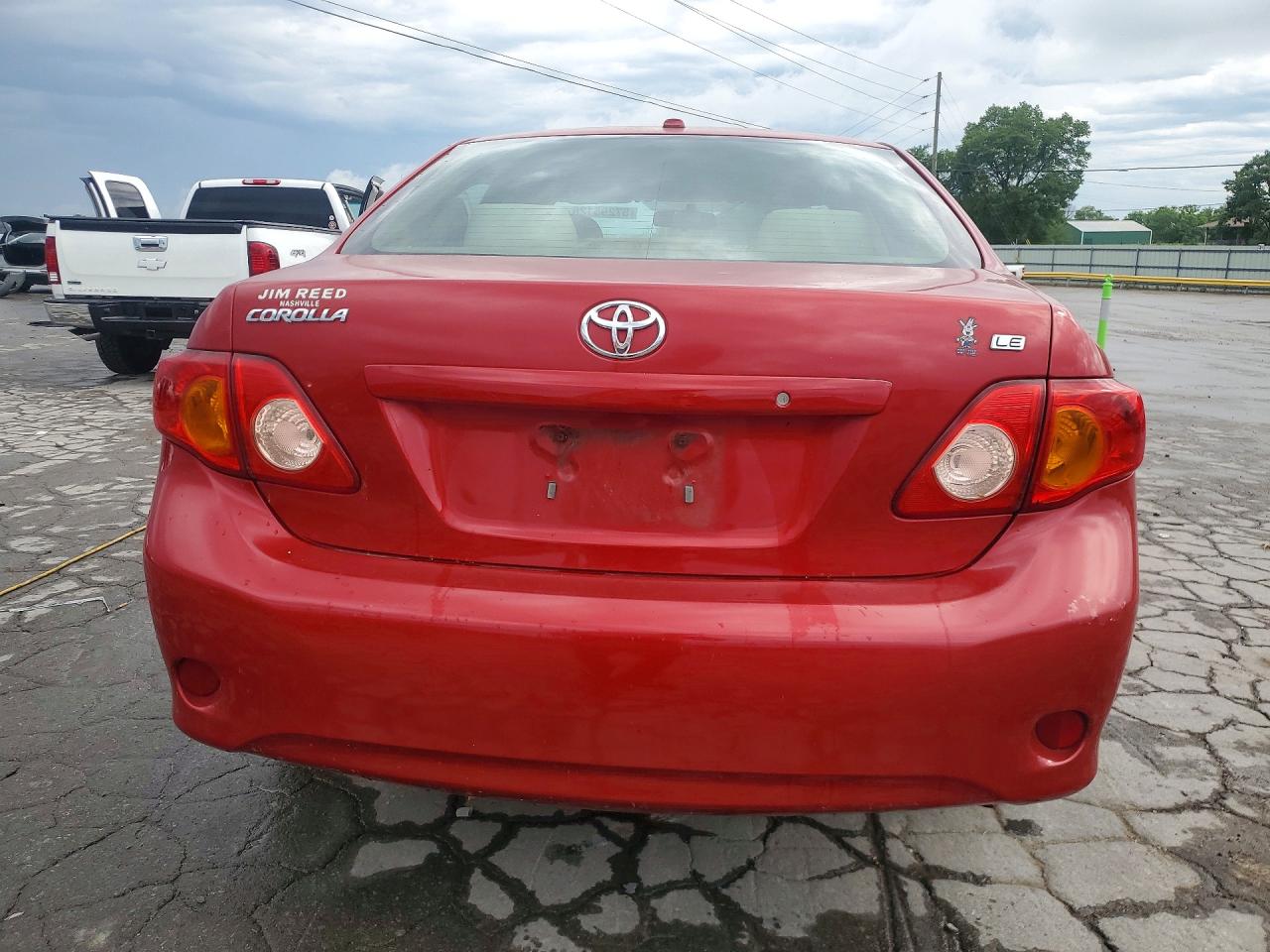 2010 Toyota Corolla Le Red vin: 1NXBU4EE9AZ225225