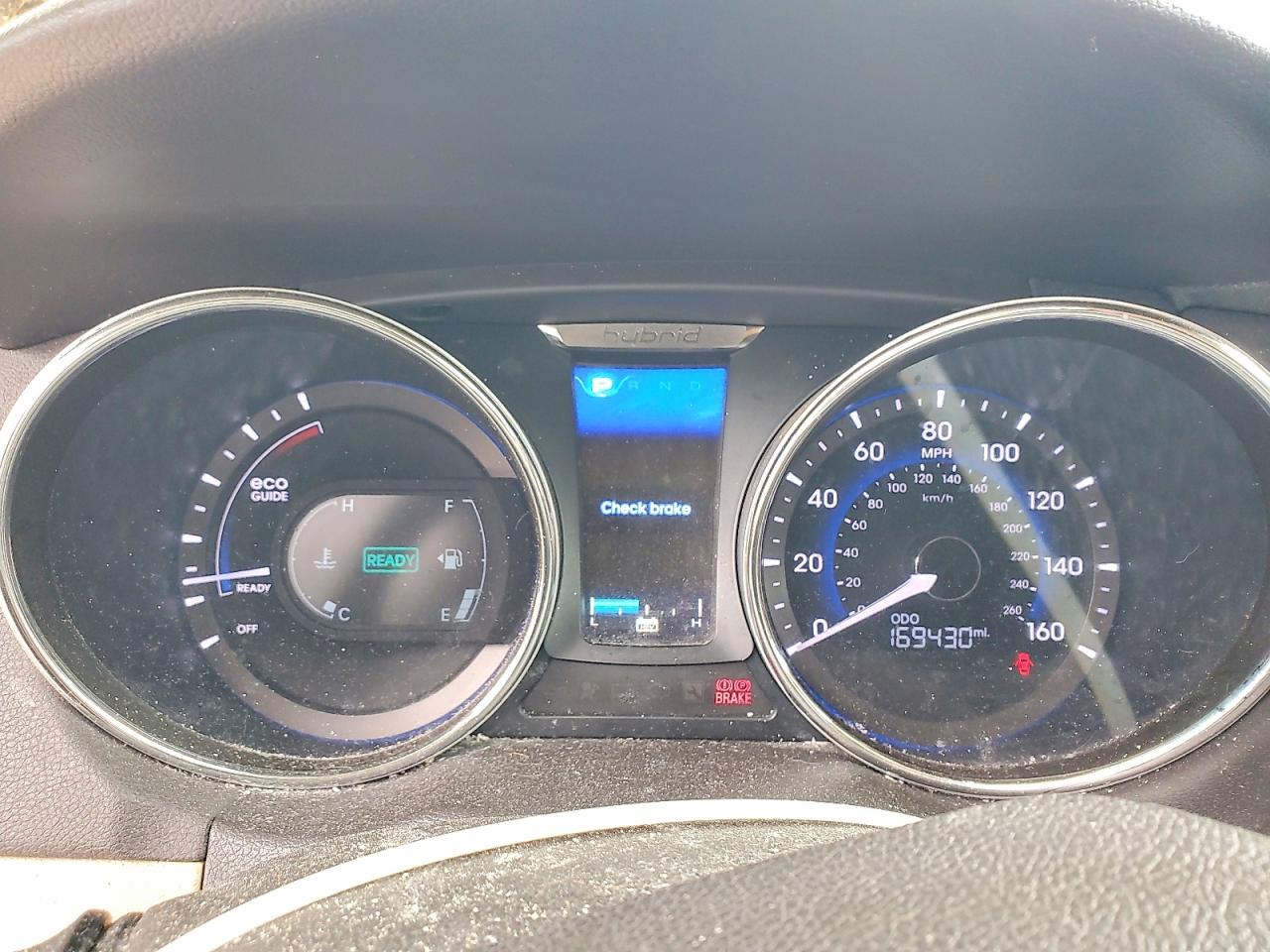 2013 Hyundai Sonata Hybrid White vin: KMHEC4A47DA074209