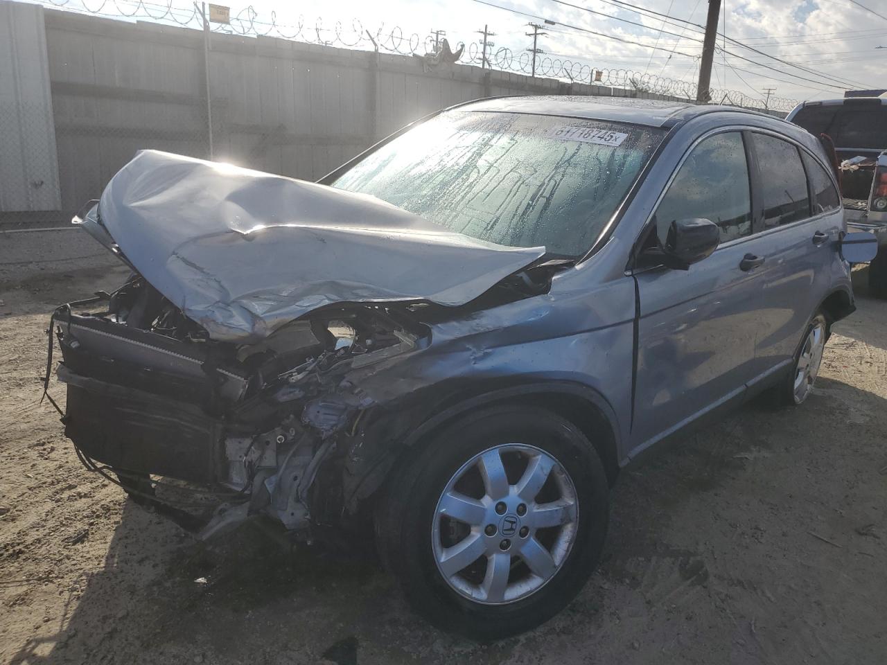 2008 Honda Cr-v Ex Синий vin: JHLRE38558C010739