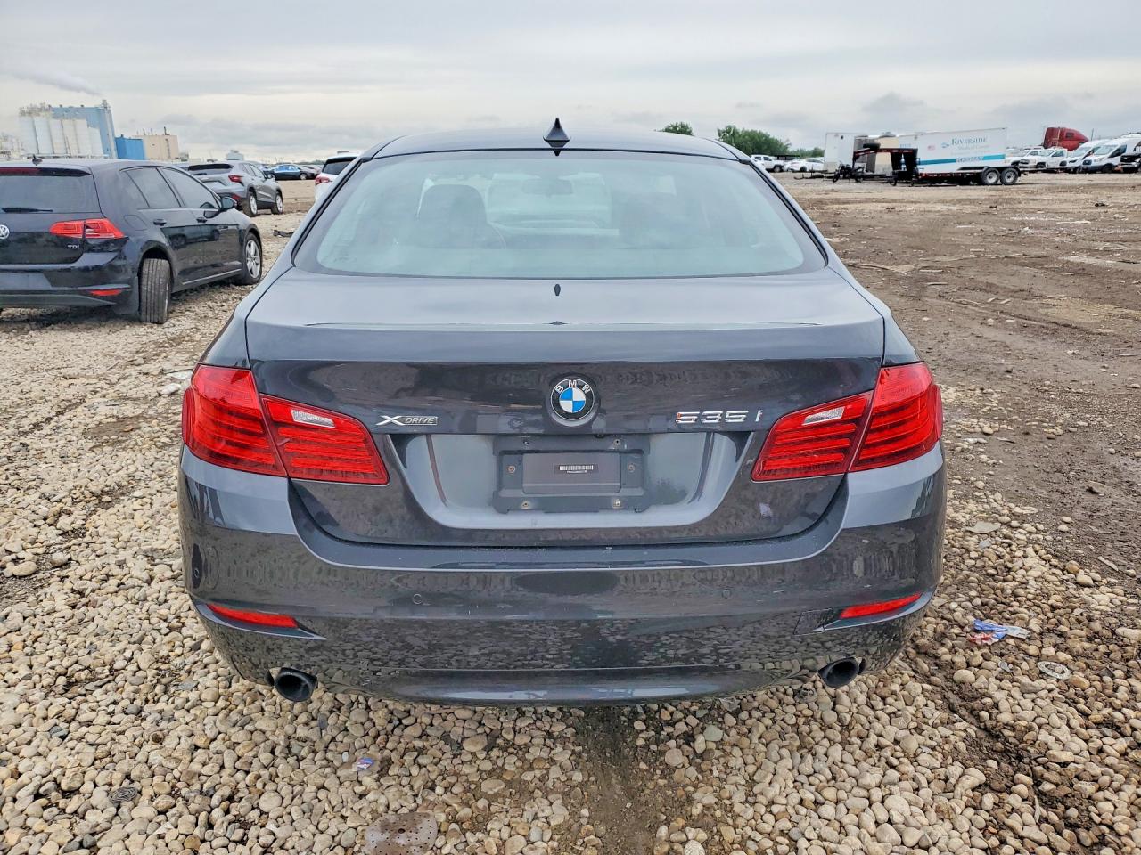 2014 Bmw 535 Xi Black vin: WBA5B3C58ED537379