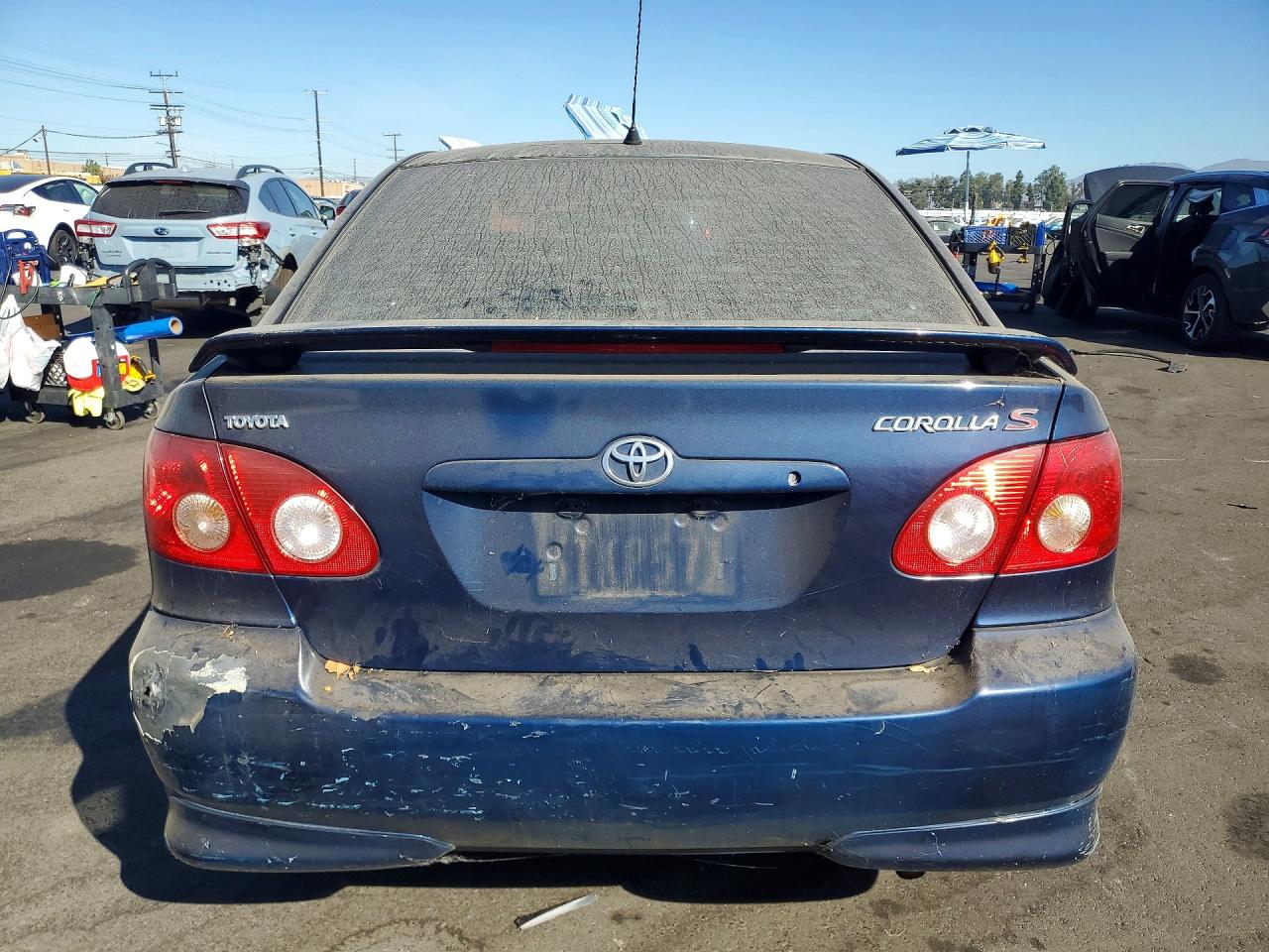 2005 Toyota Corolla S Blue vin: 1NXBR32E45Z456393