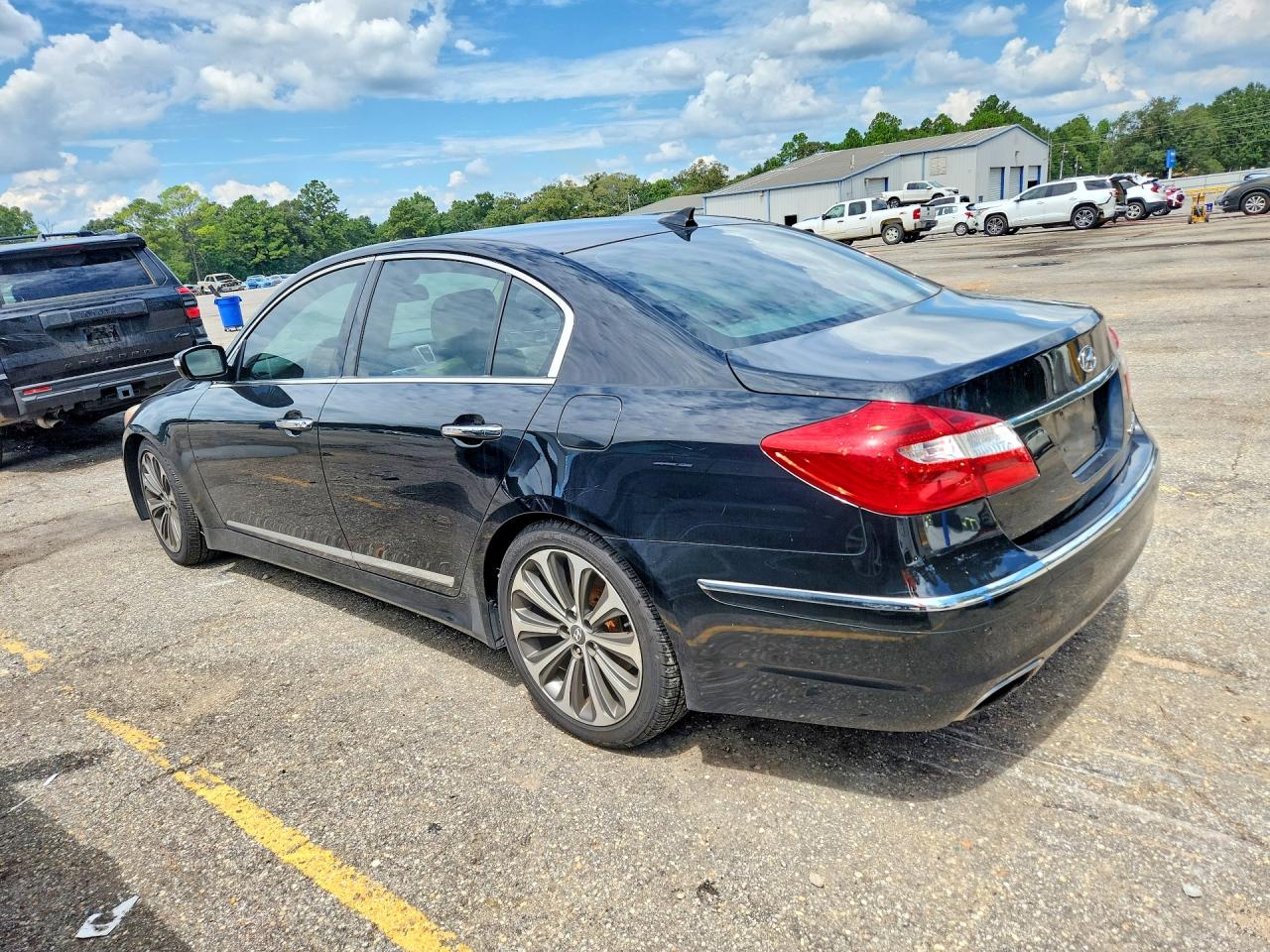 2013 Hyundai Genesis 5.0l Black vin: KMHGC4DH1DU239161