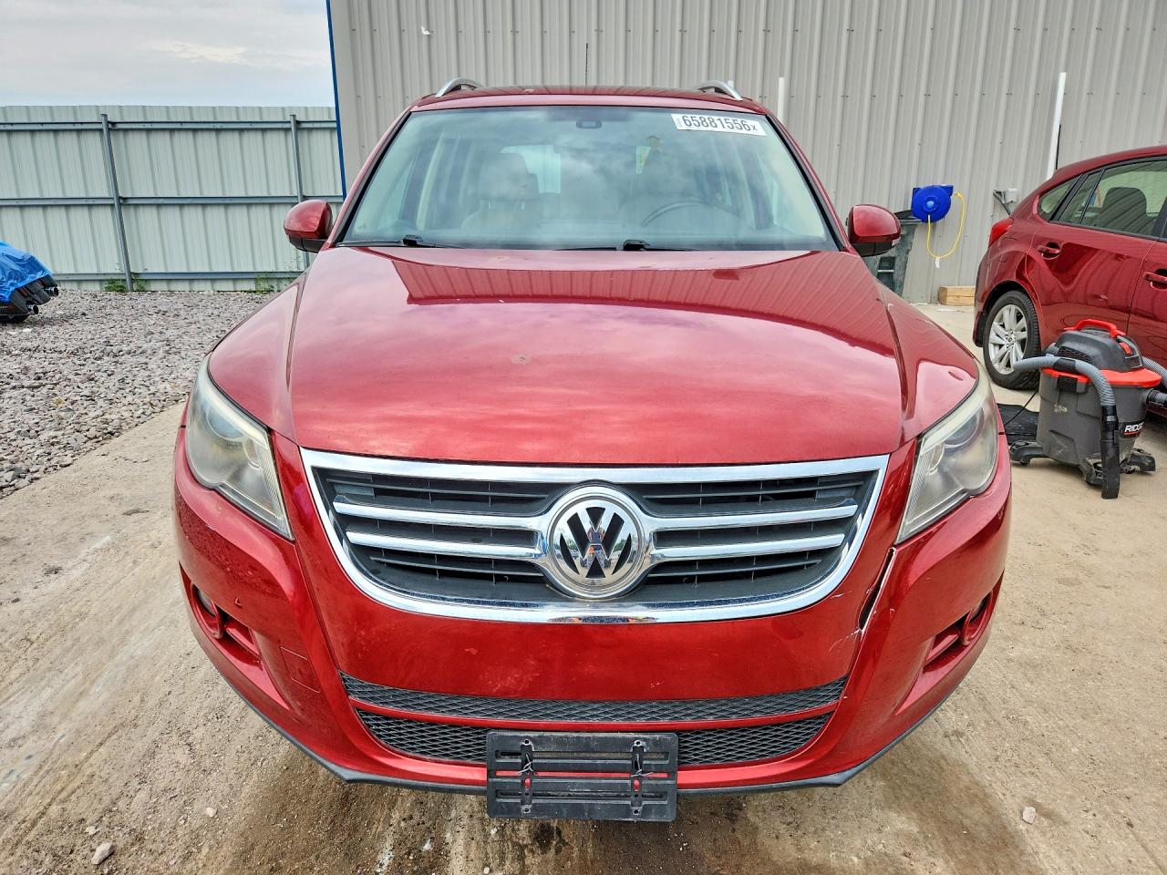 2009 Volkswagen Tiguan Se Красный vin: WVGBV75N49W537290
