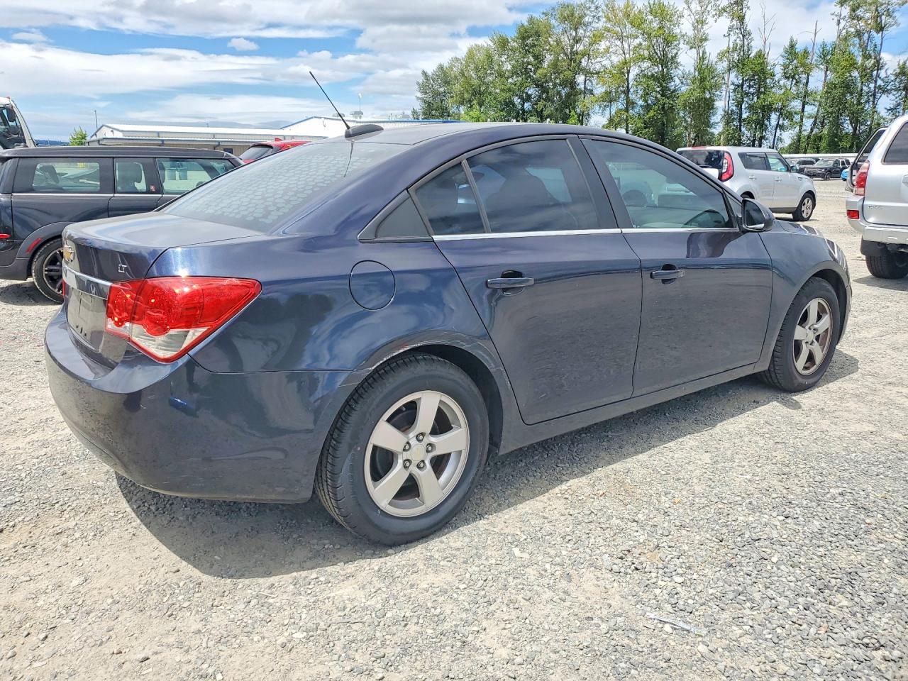 2015 Chevrolet Cruze Lt Black vin: 1G1PC5SB0F7177481