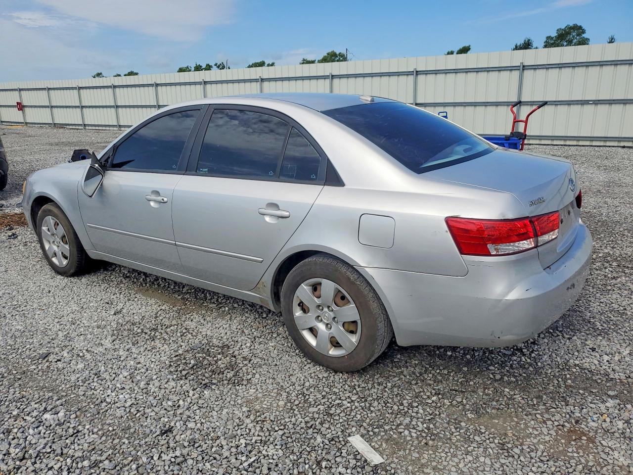 2008 Hyundai Sonata Gls Silver vin: 5NPET46C98H400403