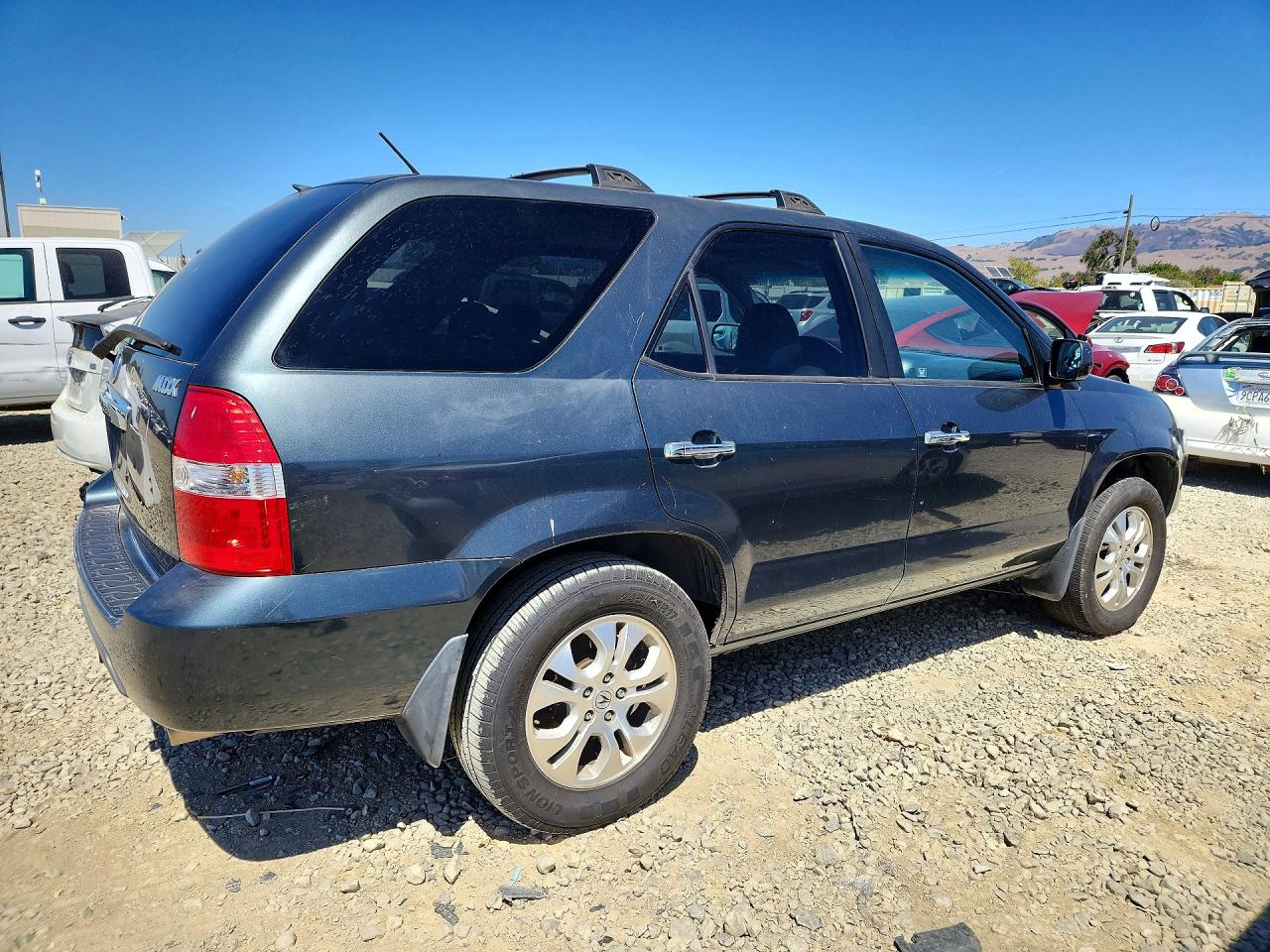 2003 Acura Mdx Touring Gray vin: 2HNYD18943H554409