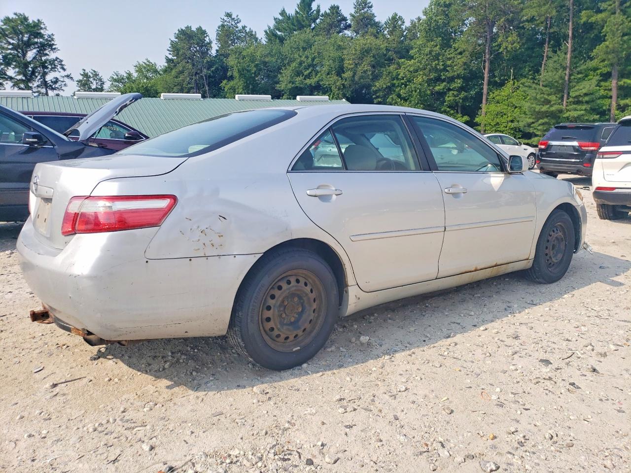 2007 Toyota Camry Ce Silver vin: 4T1BE46K87U646492